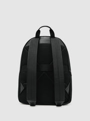 Woven Zipped Backpack Black | Mens