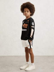 9-13 yrs McLaren F1 Team Cotton Logo T-Shirt Unisex Fit Black | Children