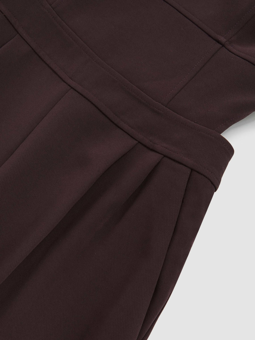 Petite Wide-Leg Cut-Out Jumpsuit Burgundy | Womens