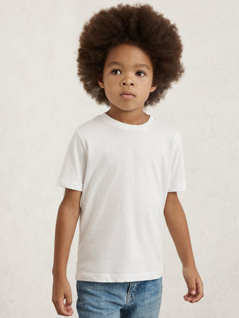 9-13 yrs Crew Neck T-Shirt White | Children