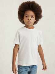 9-13 yrs Crew Neck T-Shirt White | Children