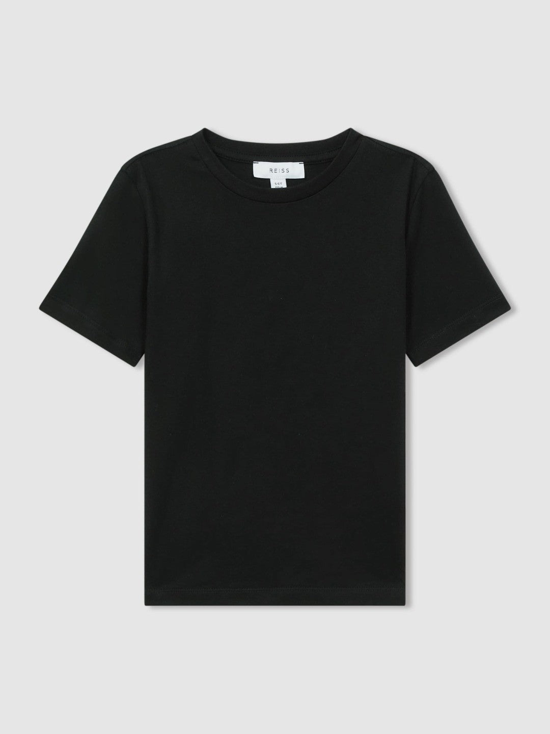 9-13 yrs Crew Neck T-Shirt Black | Children