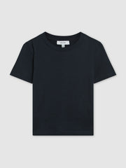 9-13 yrs Crew Neck T-Shirt Navy | Children