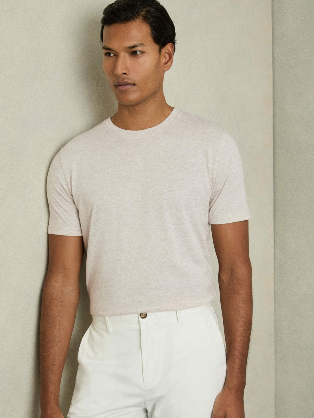 Cotton Crew Neck T-Shirt  | Mens