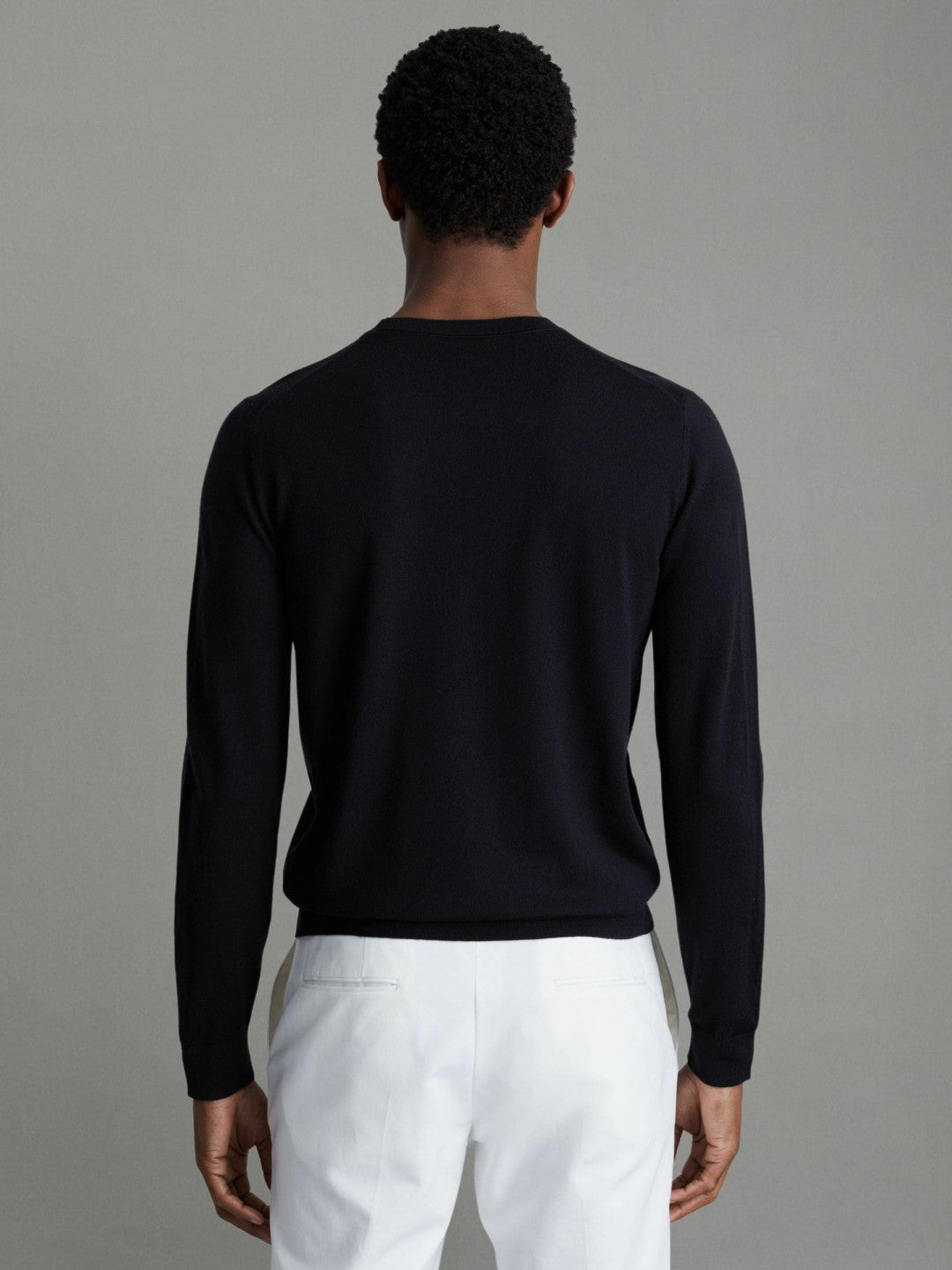 Pack of Two Merino Wool Jumpers Navy | Mens