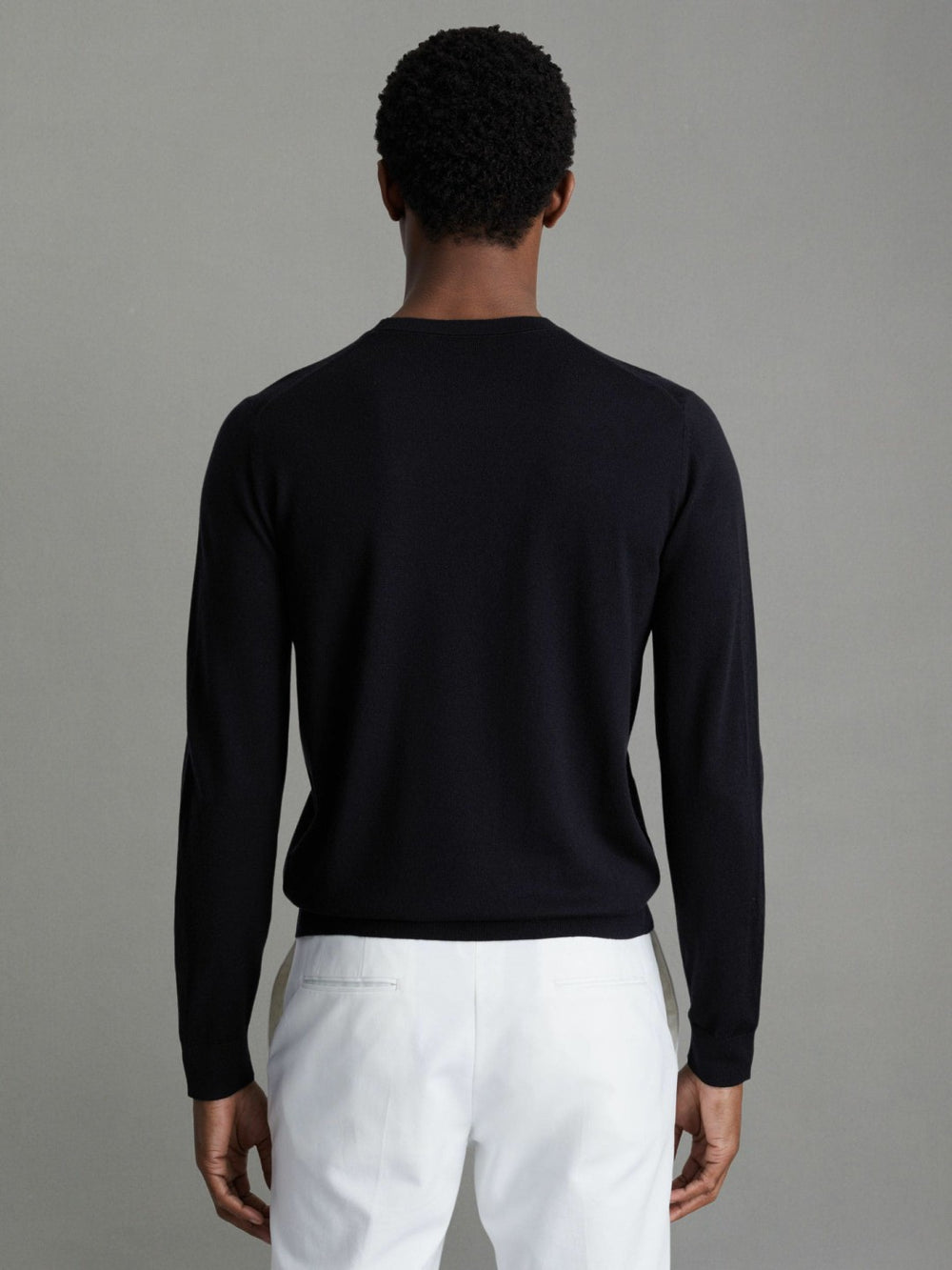 Pack of Two Merino Wool Jumpers Navy | Mens