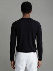 Pack of Two Merino Wool Jumpers Navy | Mens