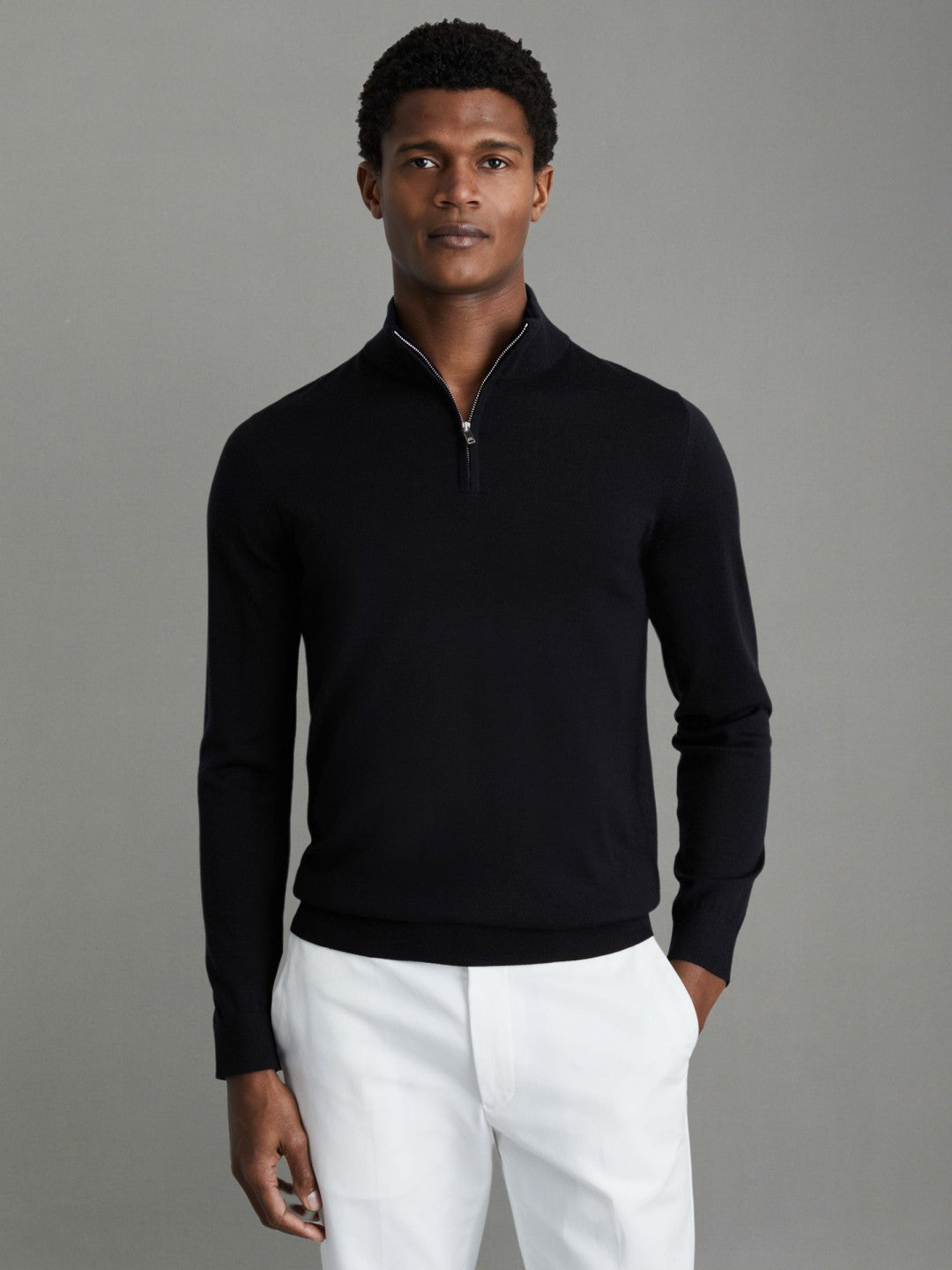 Pack of Two Merino Wool Jumpers Navy | Mens