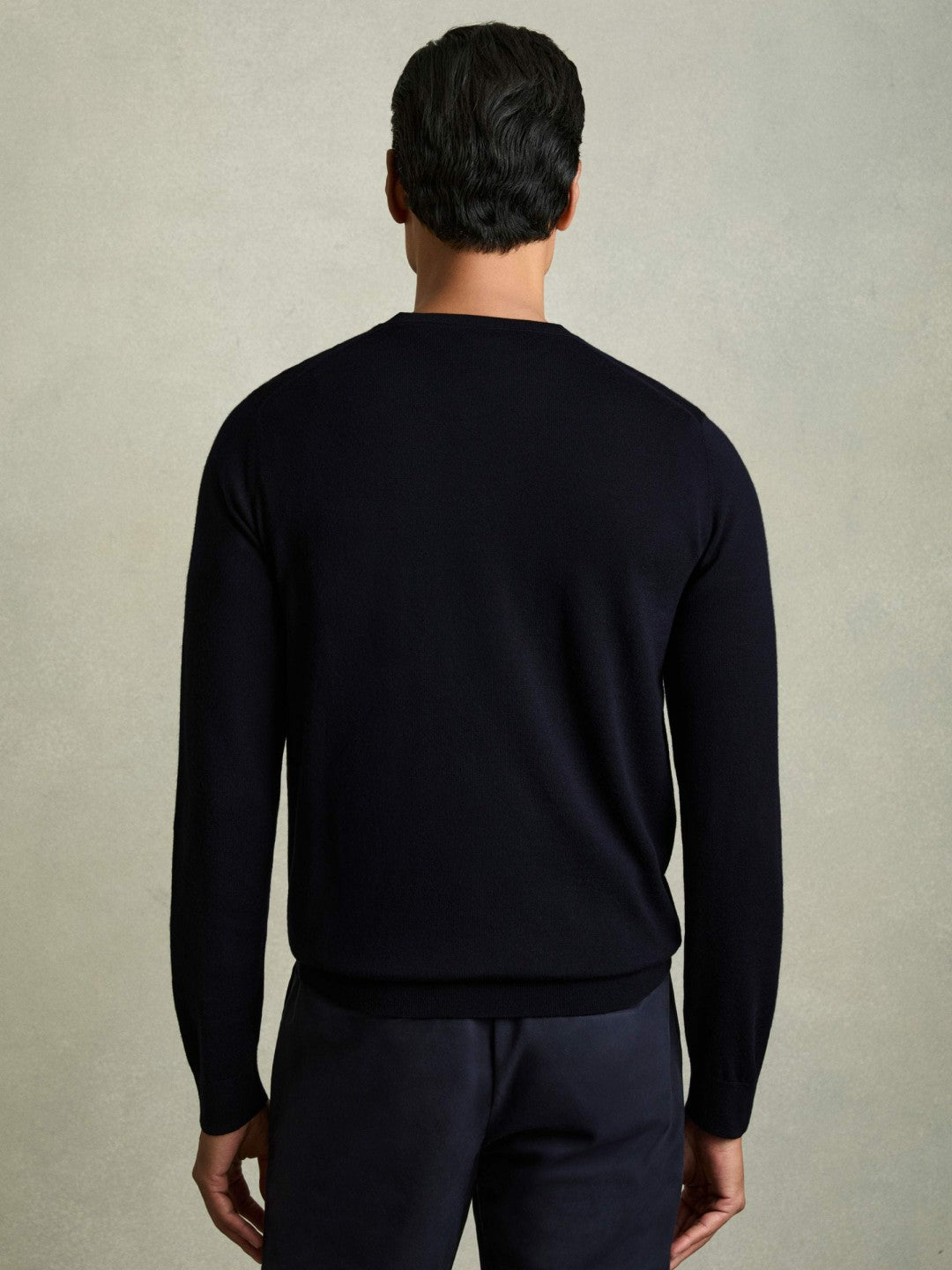 Pack of Two Merino Wool Jumpers Navy | Mens