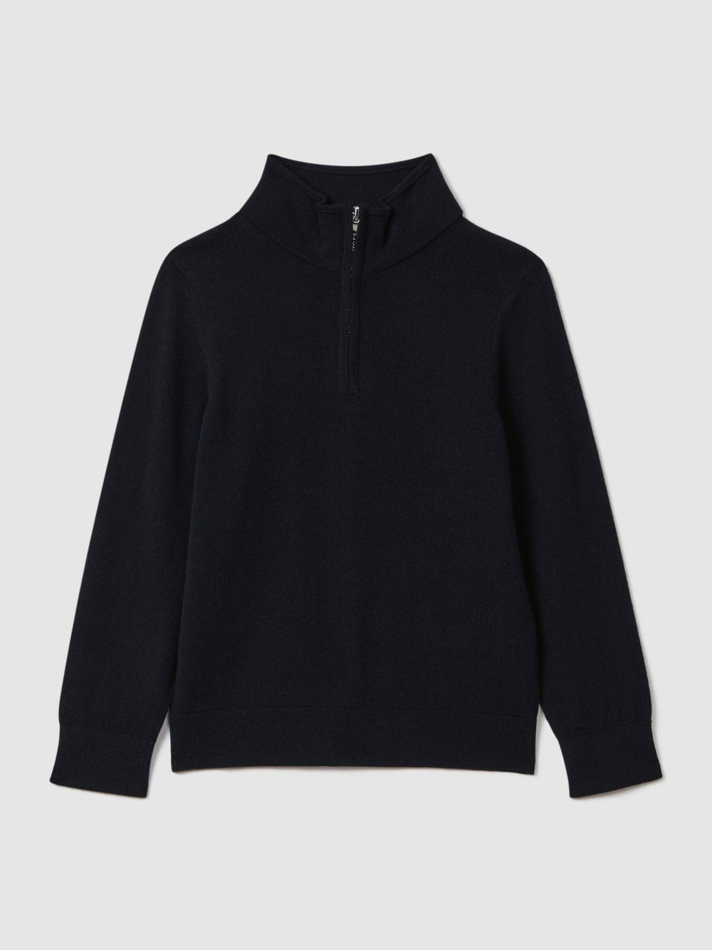 3-9 yrs Wool Half-Zip Funnel Neck Jumper Navy | Children