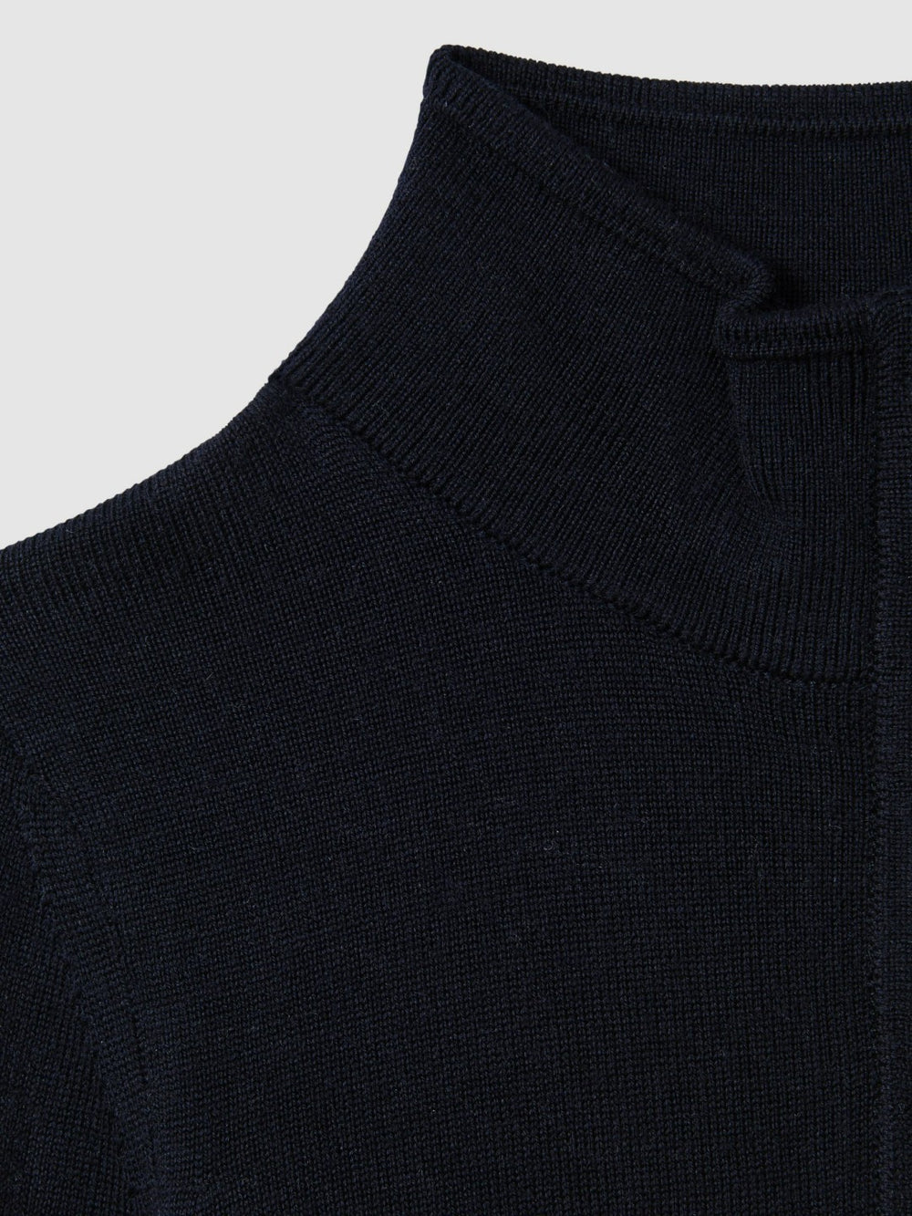 3-9 yrs Wool Half-Zip Funnel Neck Jumper Navy | Children
