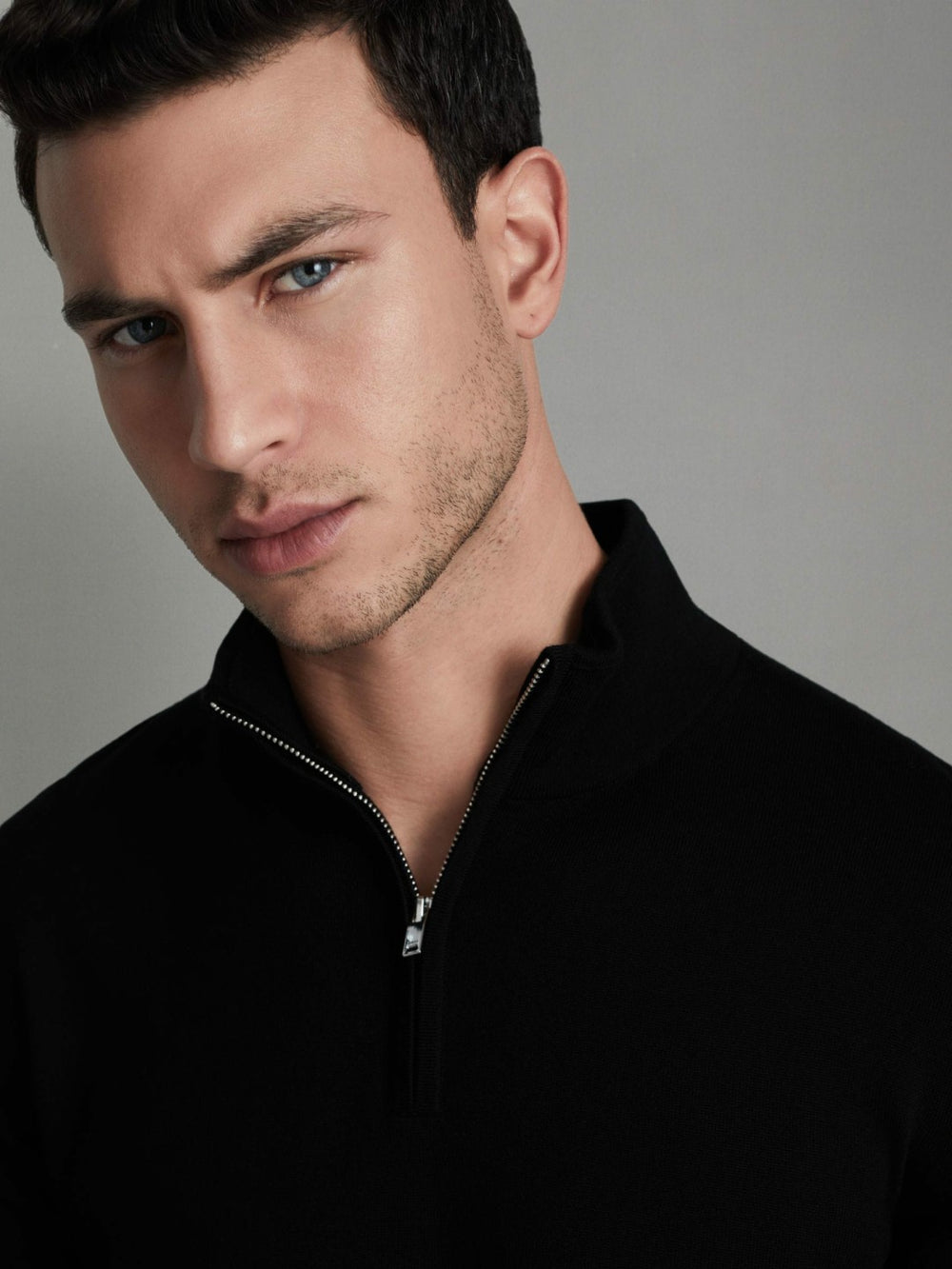 Pack of Two Merino Wool Jumpers Black | Mens