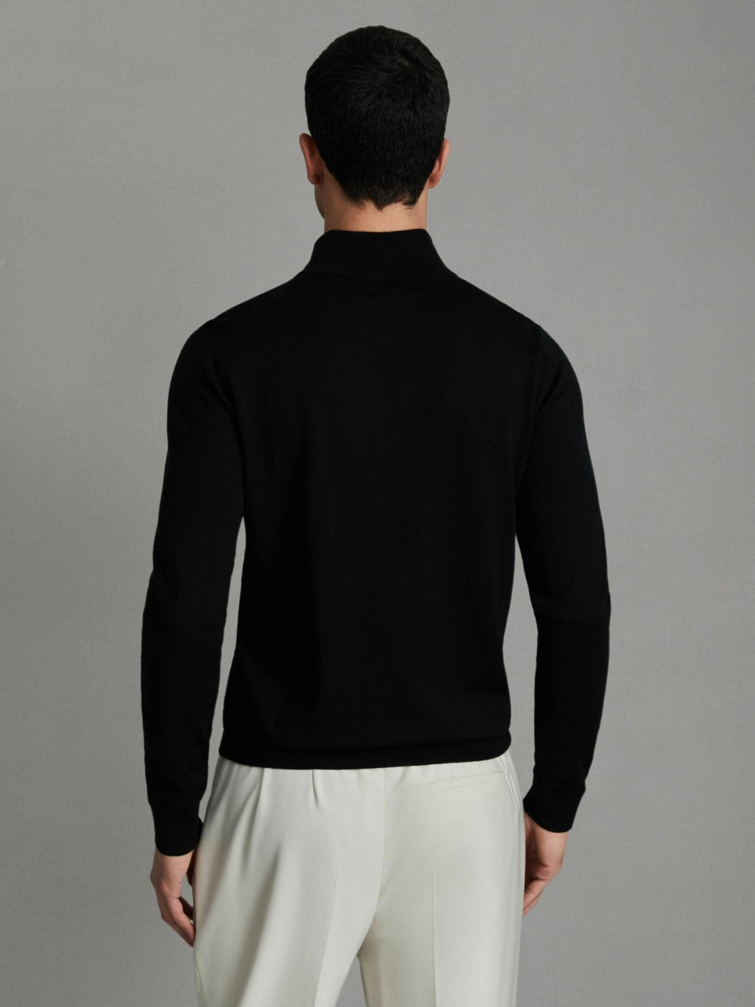 Pack of Two Merino Wool Jumpers Black | Mens