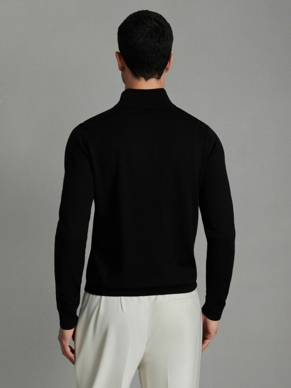 Pack of Two Merino Wool Jumpers Black | Mens