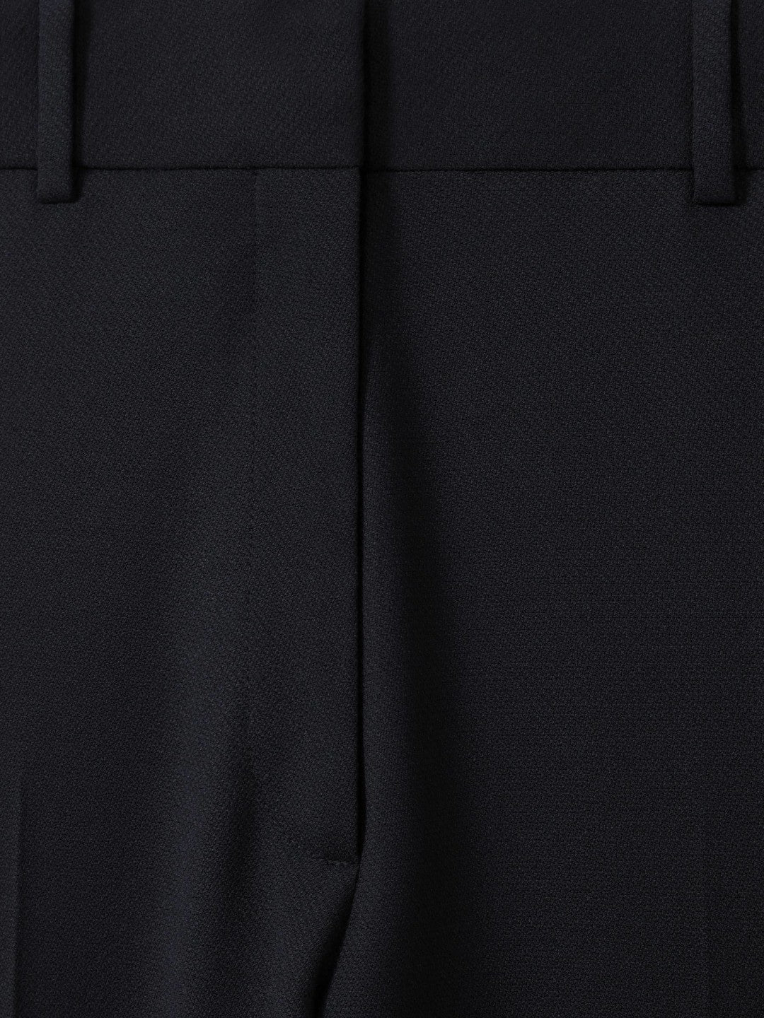 Petite Wool-Blend Tailored Flared Suit Trousers Navy | Womens