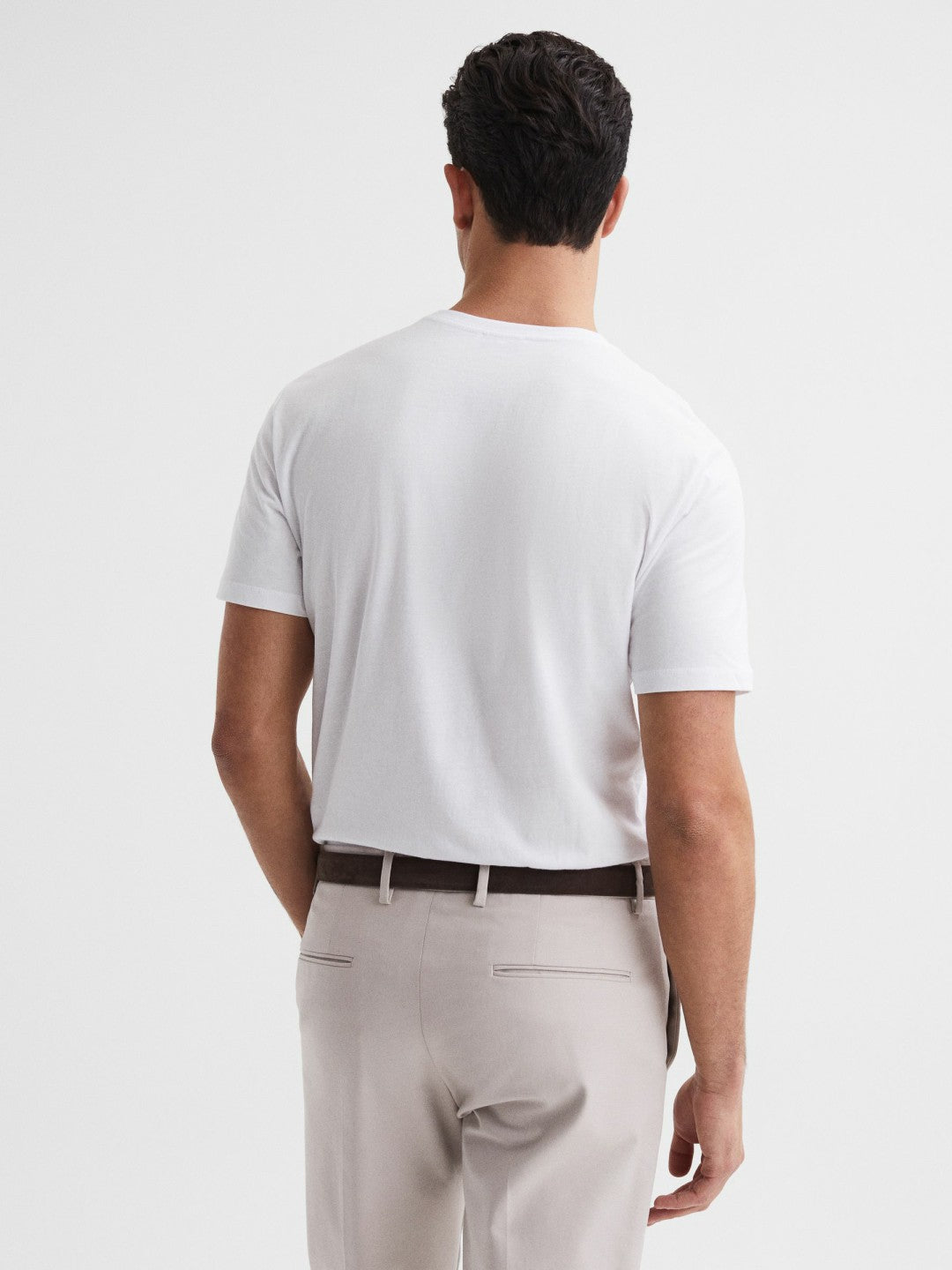 Three Pack Of Crew Neck T-shirts White | Mens
