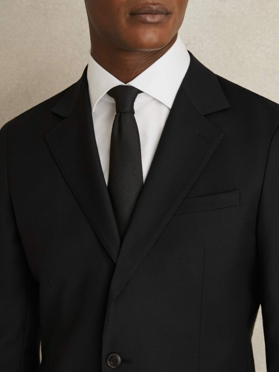 Regular Fit Cotton Sateen Striped Shirt White | Mens