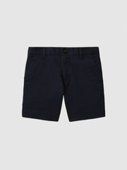 3-9 yrs Cotton Chino Shorts with Stretch Navy | Children