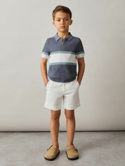3-9 yrs Cotton Chino Shorts with Stretch White | Children