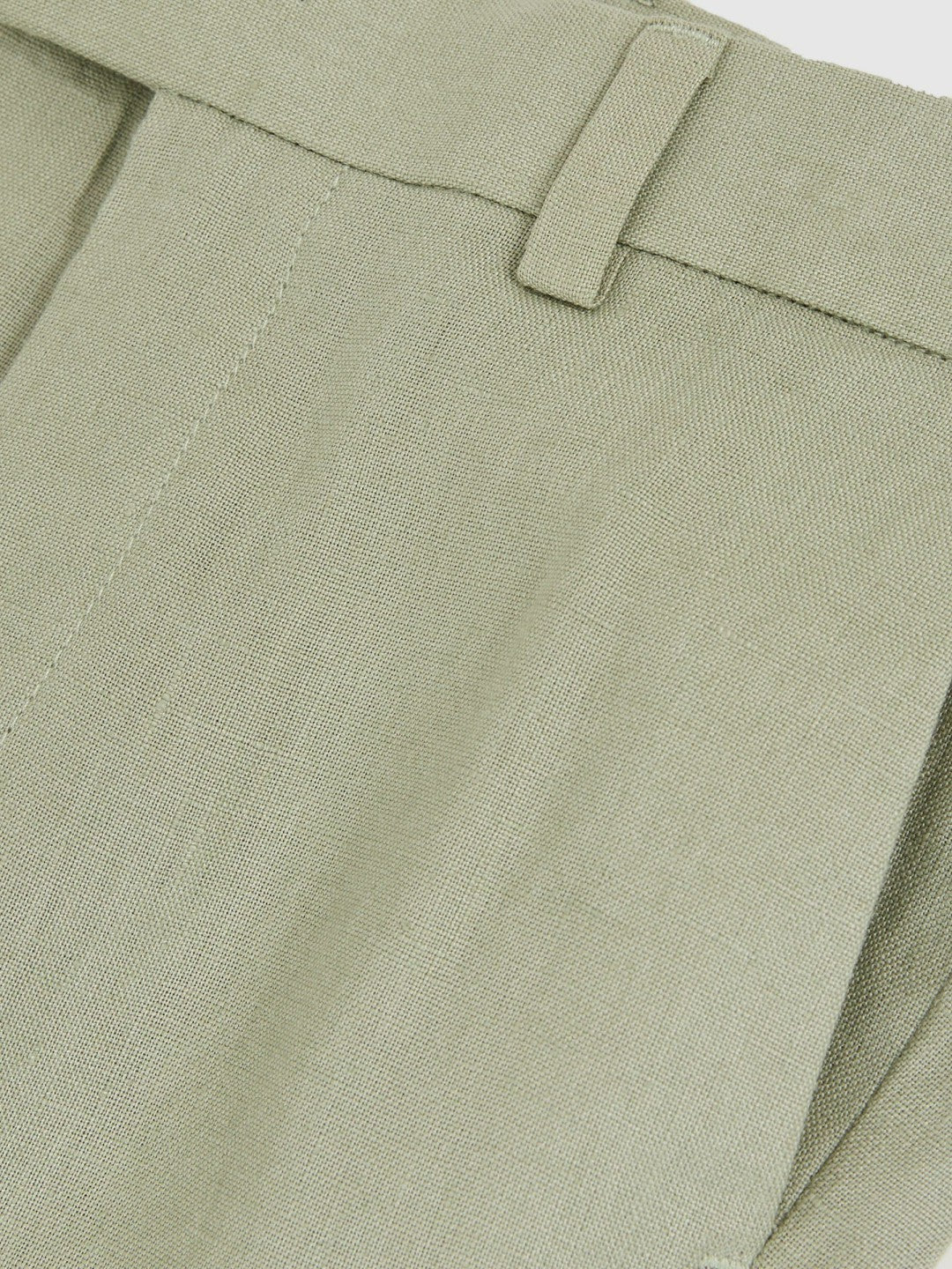 9-13 yrs Slim Fit Linen Adjustable Trousers Apple | Children