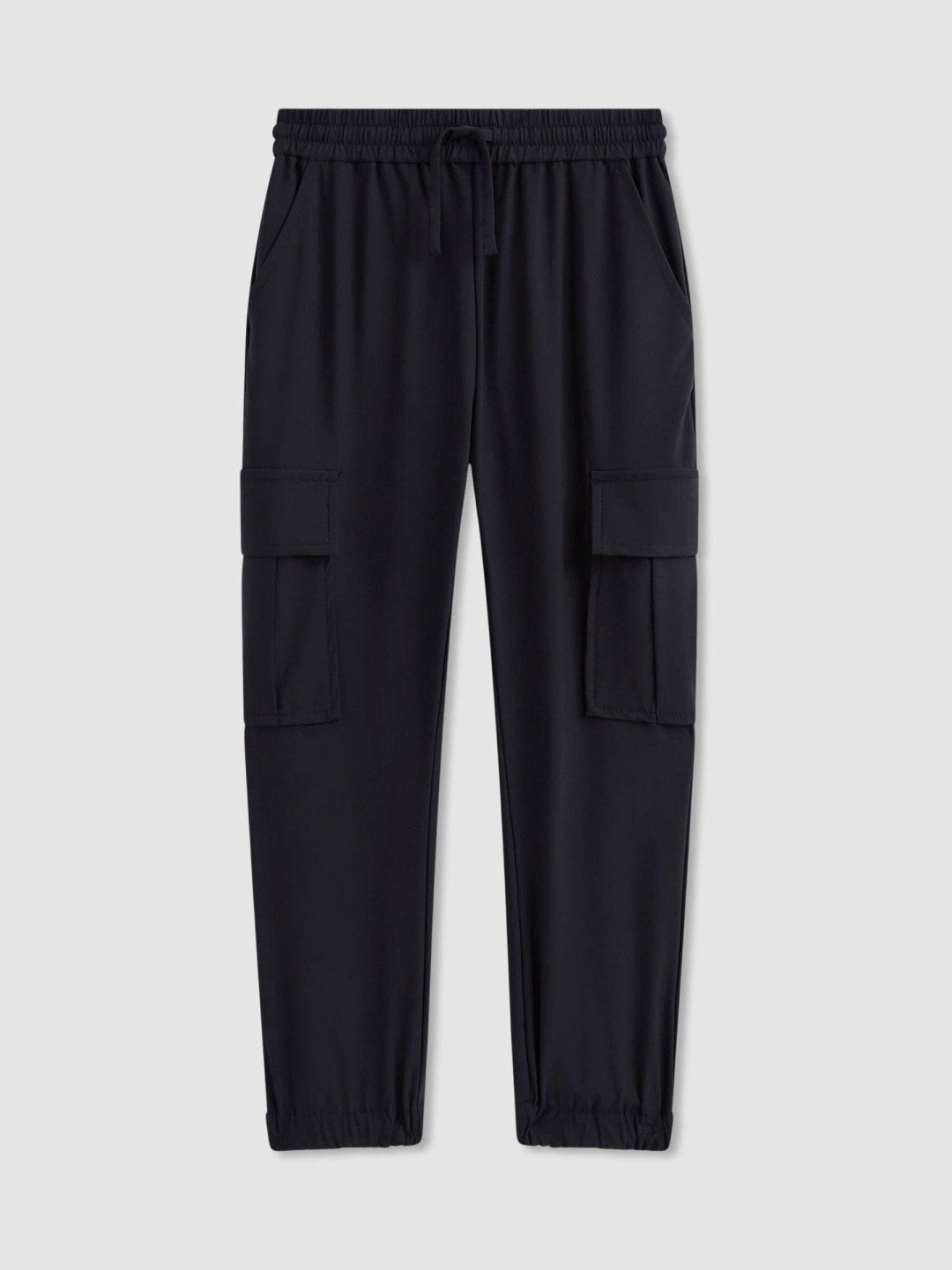 9-14 yrs Technical Drawstring Cuffed Cargo Trousers Navy | Children