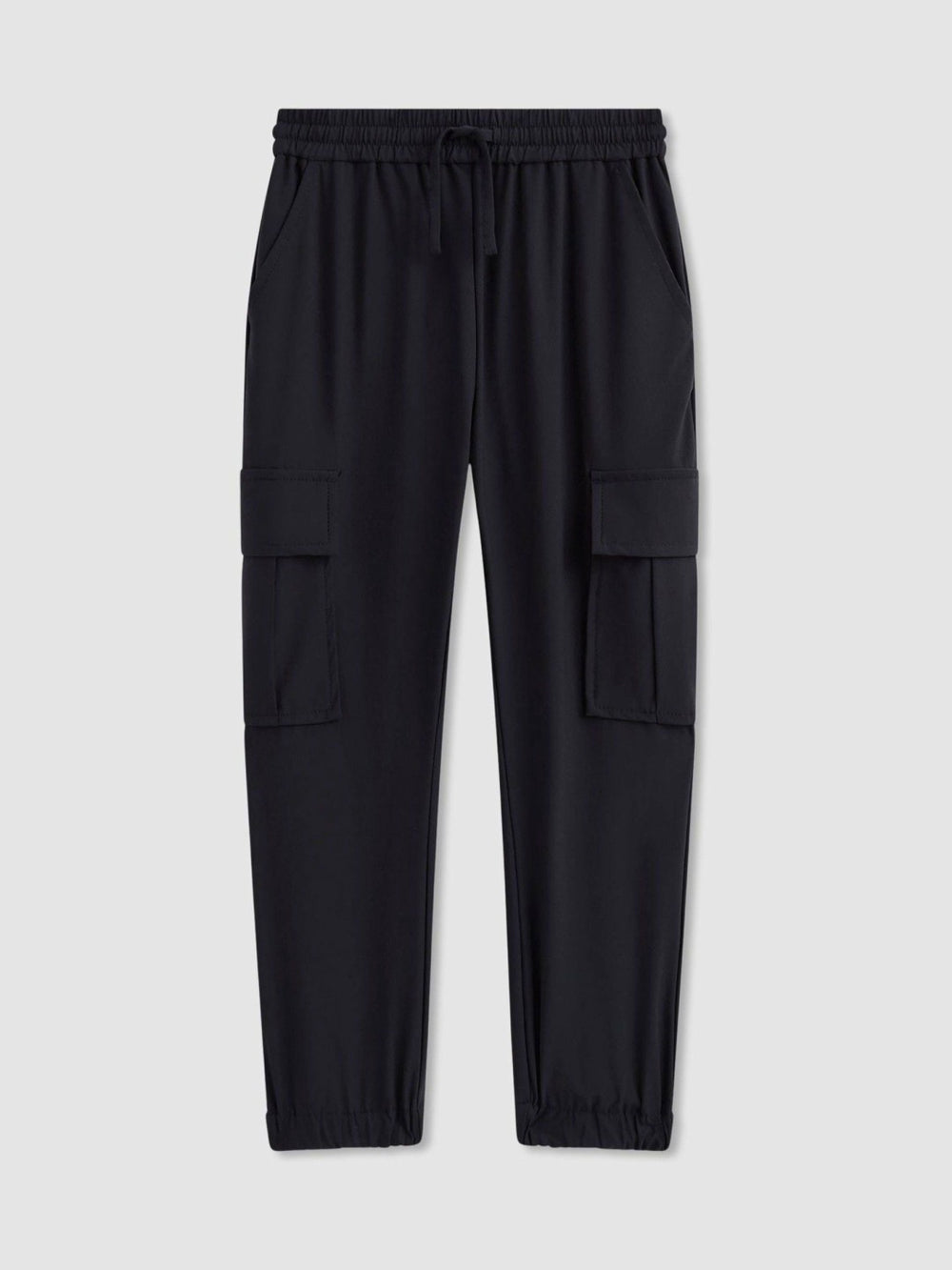 9-14 yrs Technical Drawstring Cuffed Cargo Trousers Navy | Children