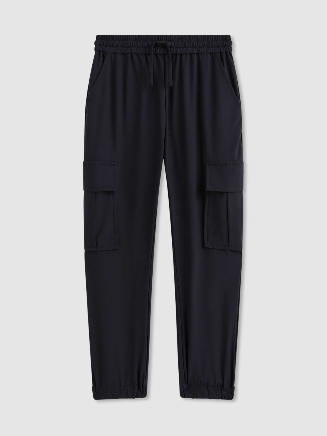 3-9 yrs Technical Drawstring Cuffed Cargo Trousers Navy | Children