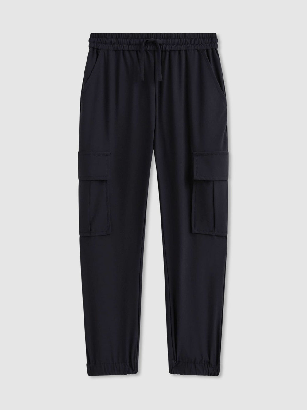 3-9 yrs Technical Drawstring Cuffed Cargo Trousers Navy | Children
