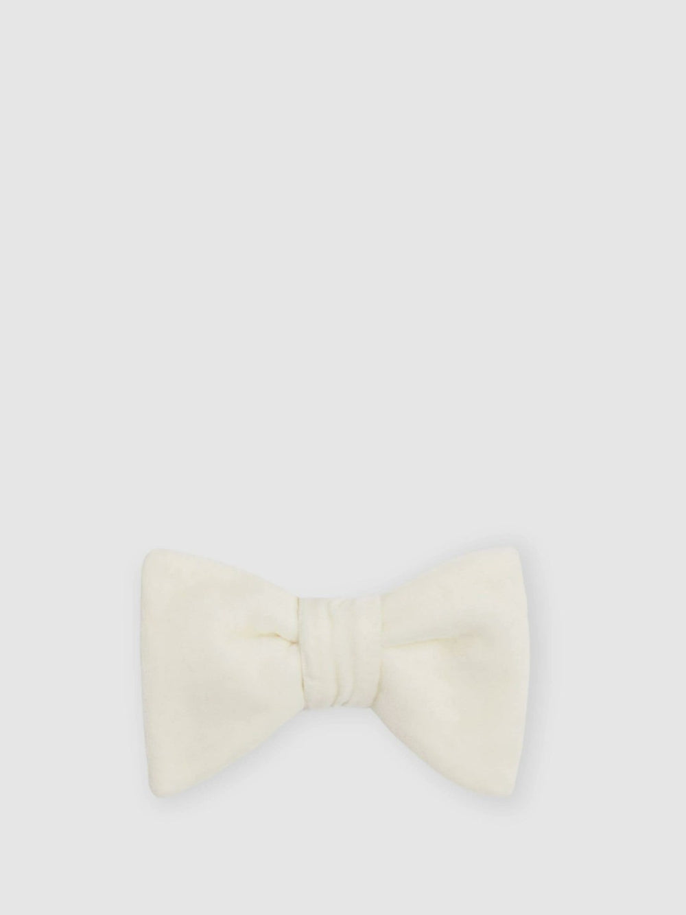 Velvet Bow Tie Ivory | Mens