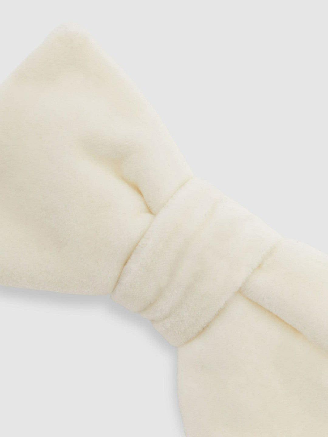 Velvet Bow Tie Ivory | Mens