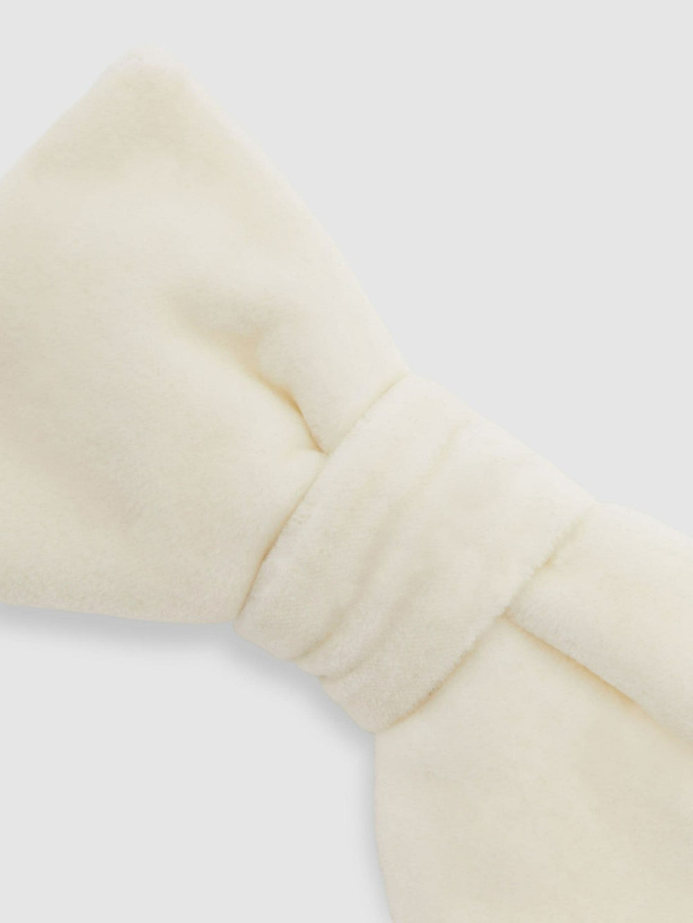 Velvet Bow Tie Ivory | Mens