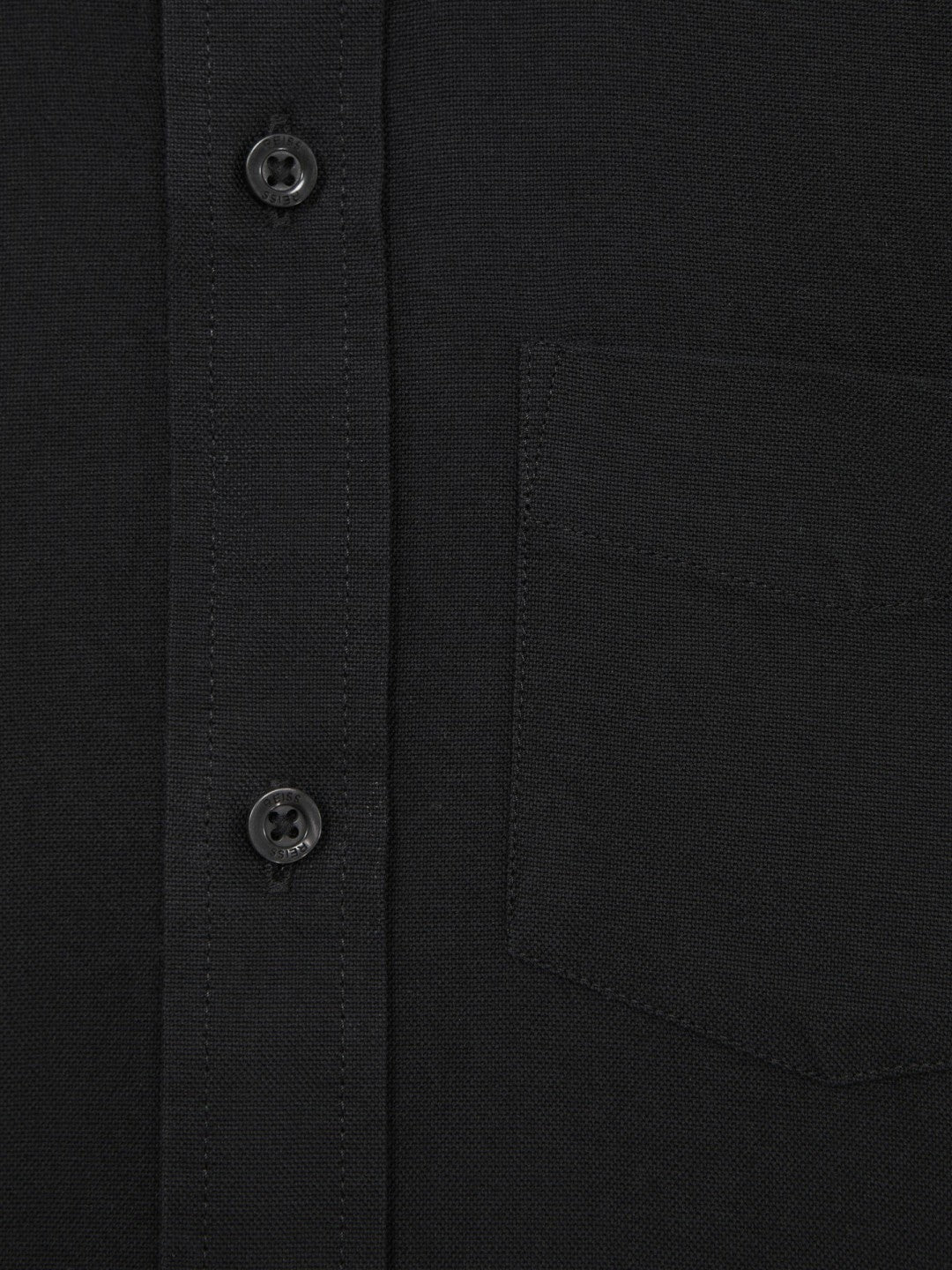 3-9 yrs Button Down Oxford Shirt Black | Children