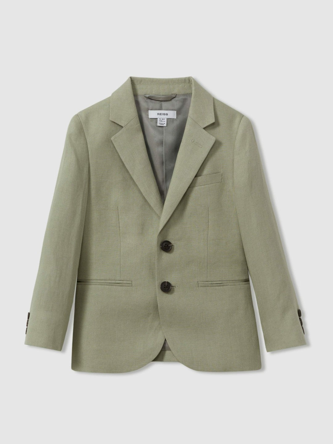 9-13 yrs Linen Single Breasted Blazer Apple | Children