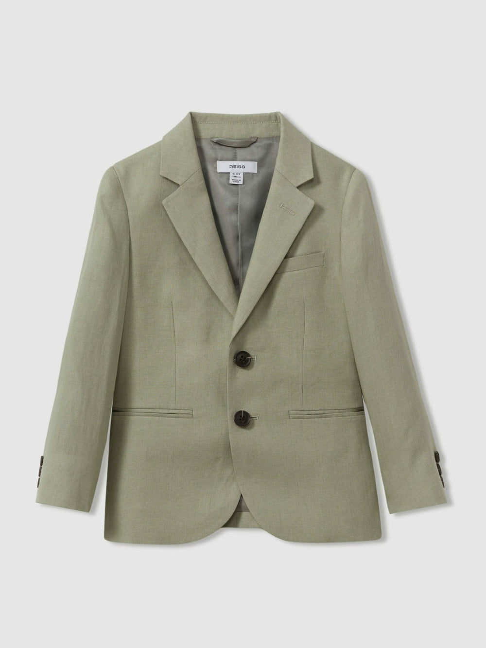 9-13 yrs Linen Single Breasted Blazer Apple | Children