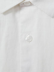 3-9 yrs Short Sleeve Linen Shirt White | Children