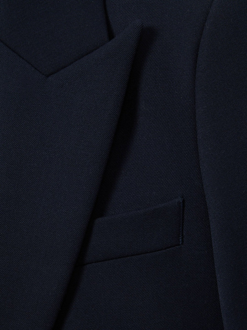 Petite Tailored Single Breasted Suit Blazer Navy | Womens