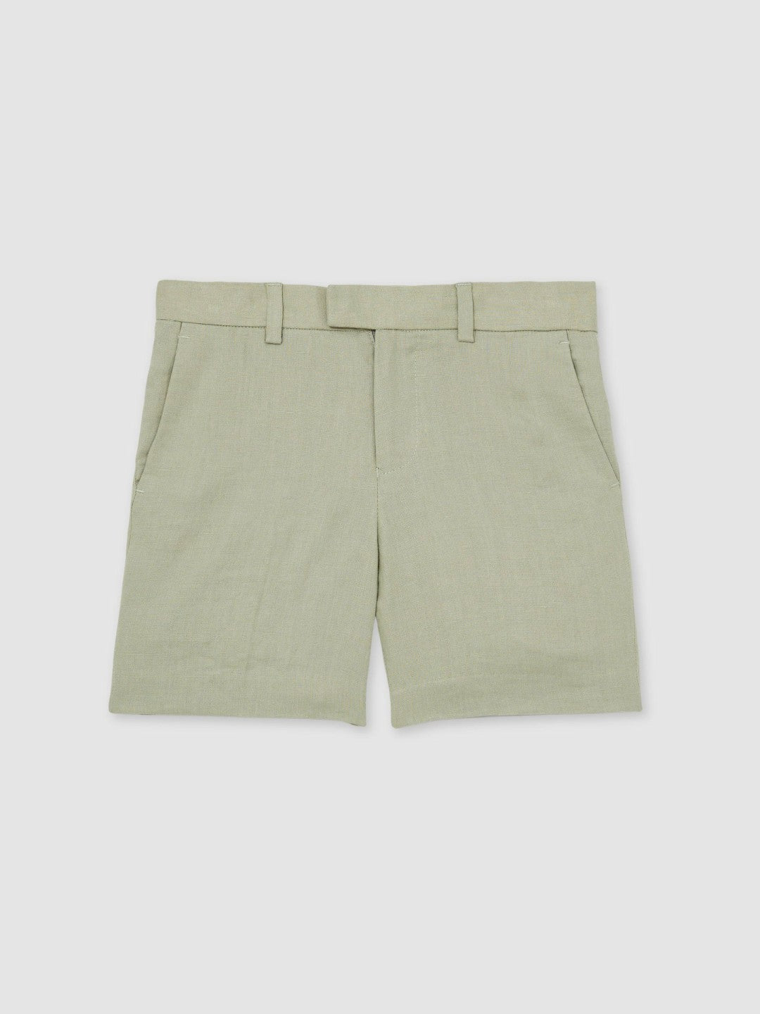 13-14 yrs Slim Fit Linen Adjustable Trousers Apple | Children