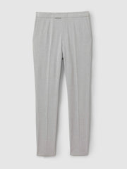 Slim-Fit Drawstring Trousers Grey | Mens