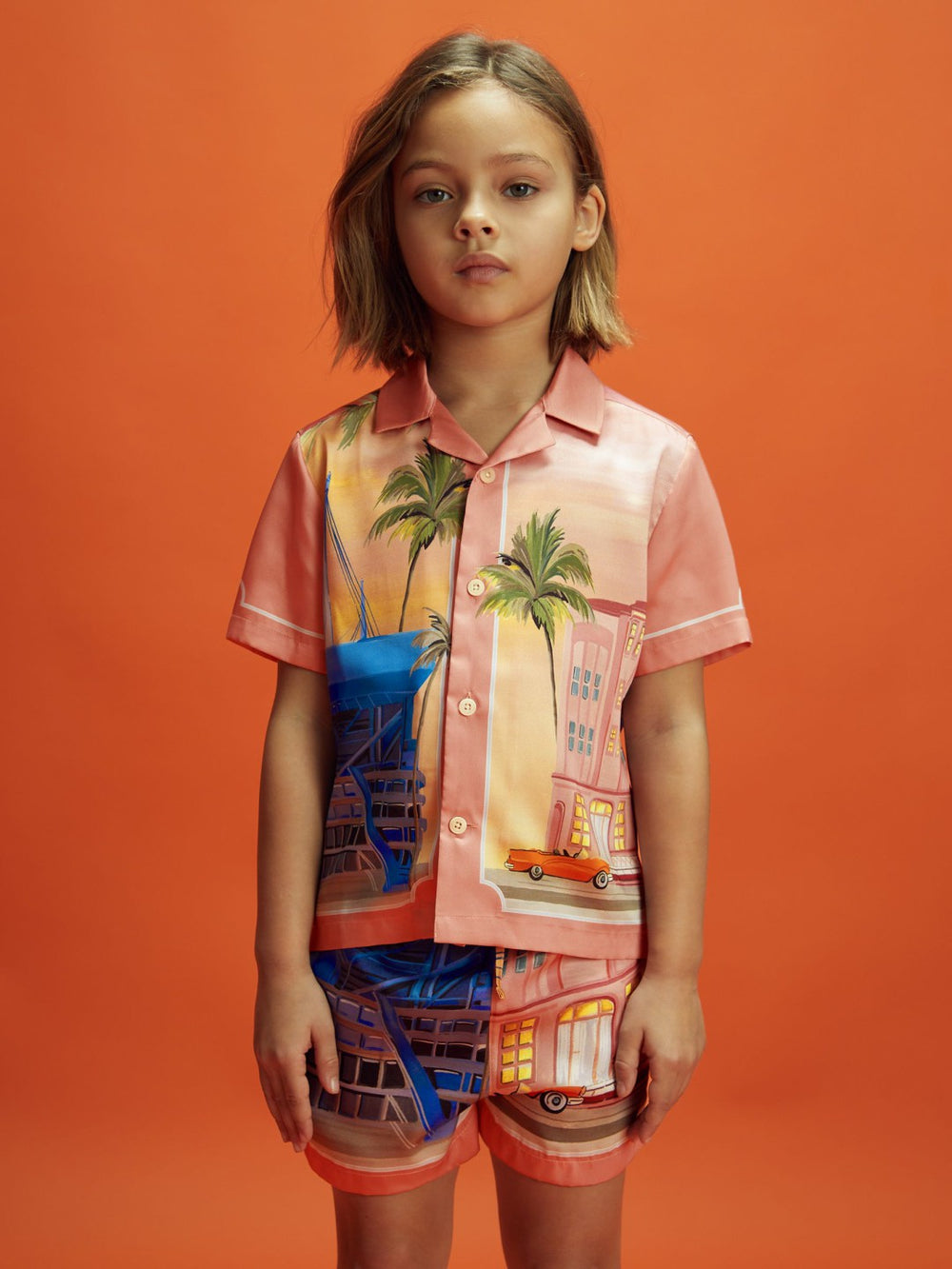 Senior McLaren F1 Miami Drawstring Shorts Pink Multi | Children