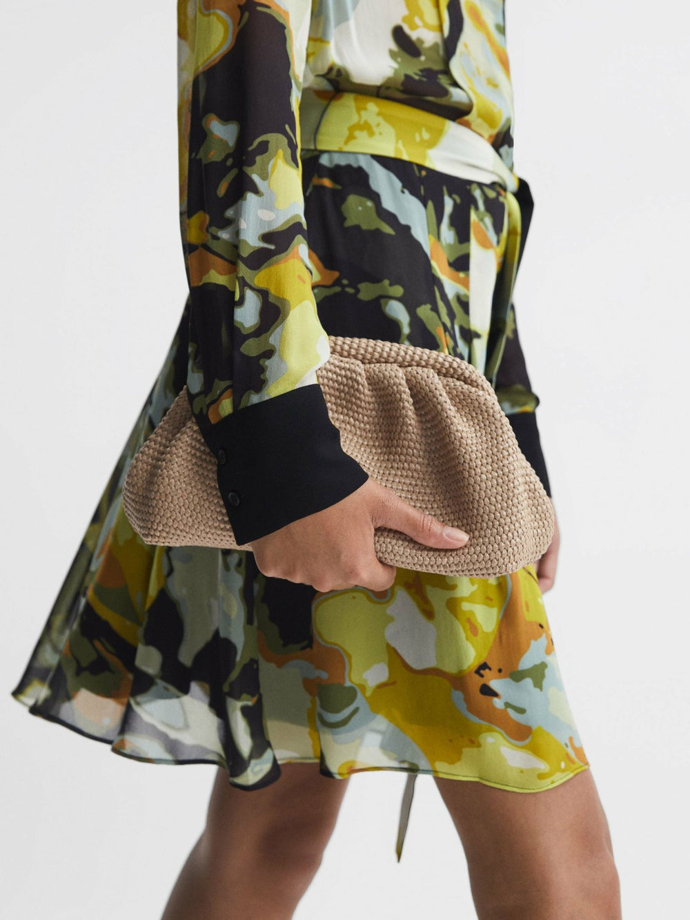 Raffia Clutch Bag Natural | Womens