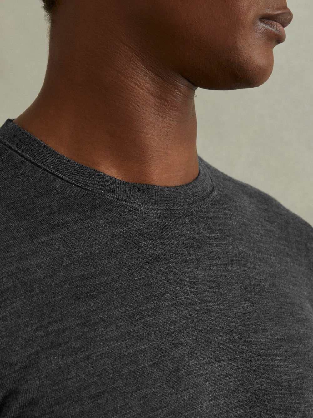 Pack of Two Merino Wool Jumpers Derby Grey Marl | Mens