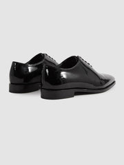 Patent Leather Lace-Up Shoes Black | Mens