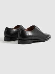 Leather Lace-Up Shoes Black | Mens
