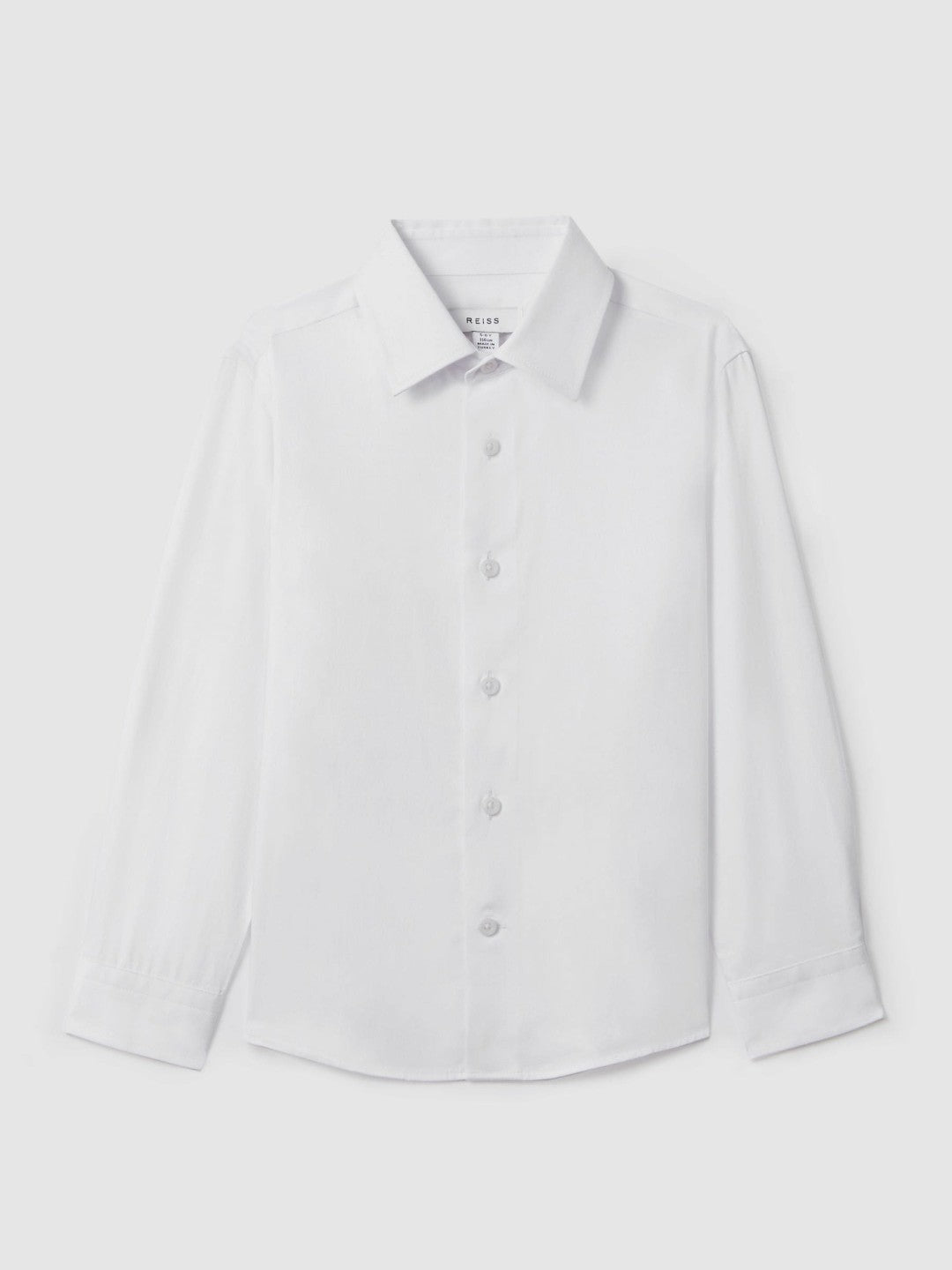 3-9 yrs Slim Fit Cotton Shirt White | Children