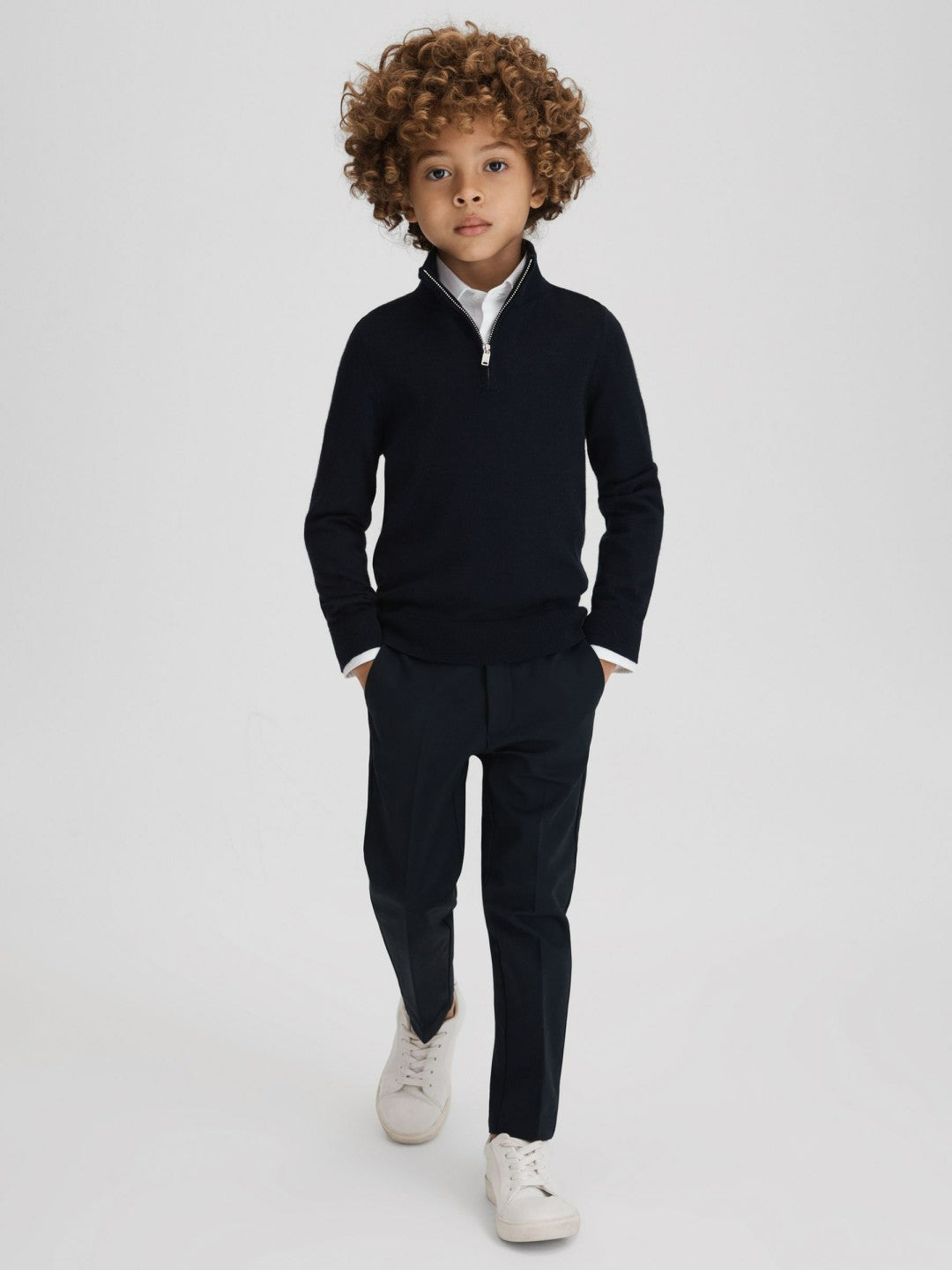 3-9 yrs Slim Fit Cotton Shirt White | Children