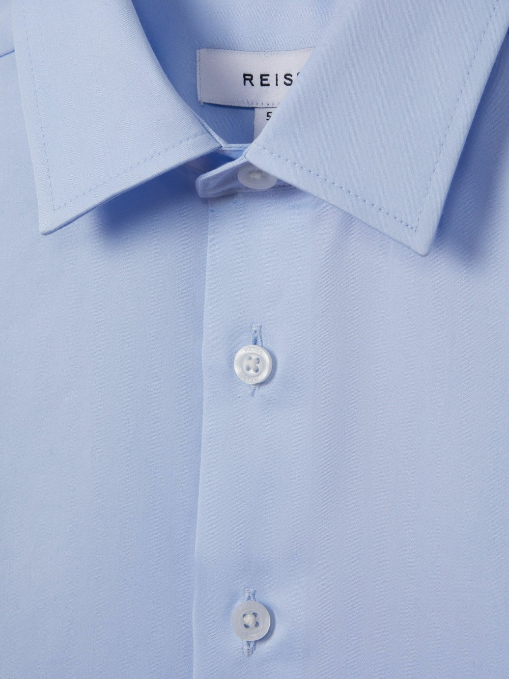 3-9 yrs Slim Fit Cotton Shirt Soft Blue | Children