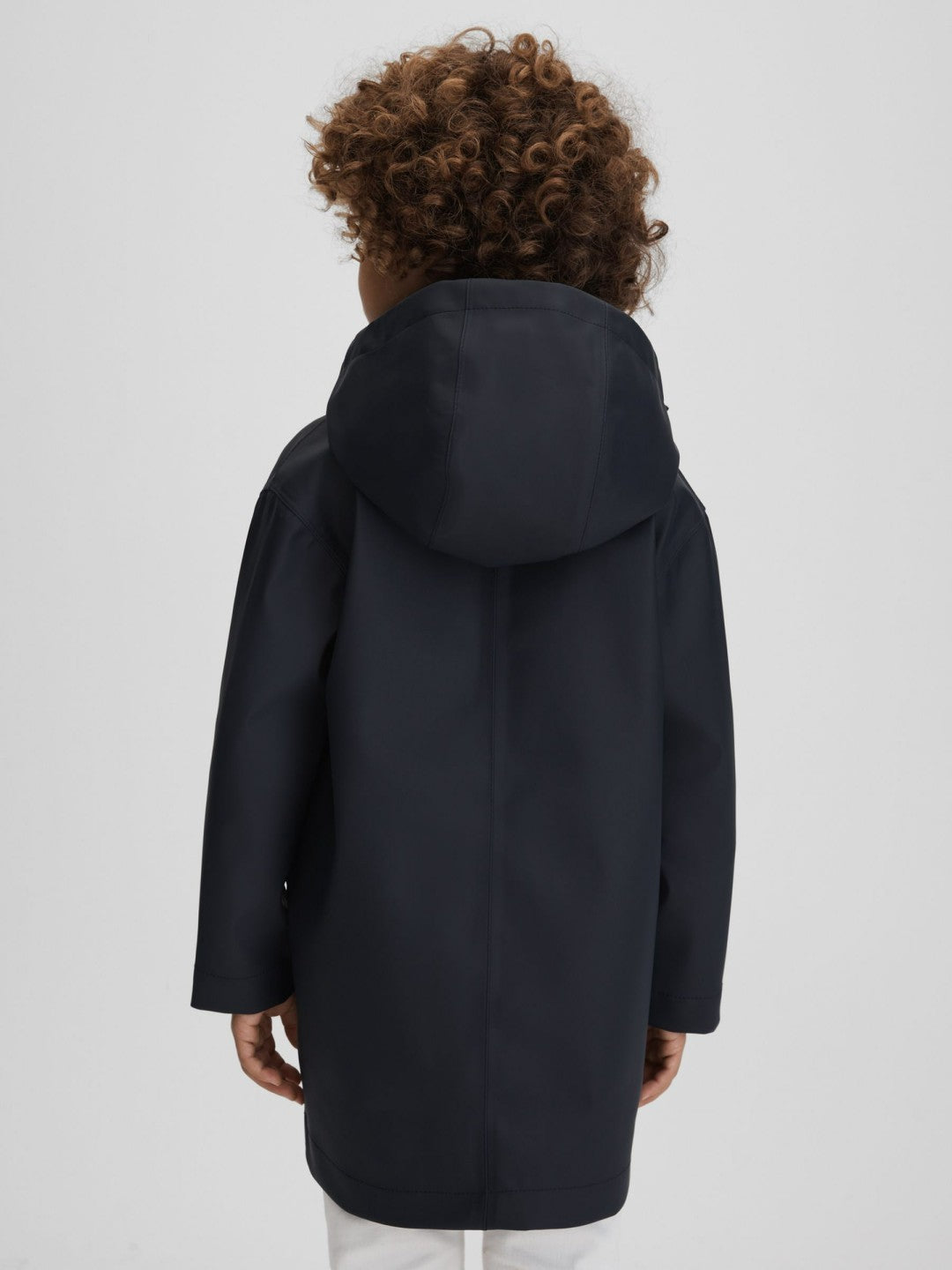 9-13 yrs Water Repellent Hooded Coat Navy | Children