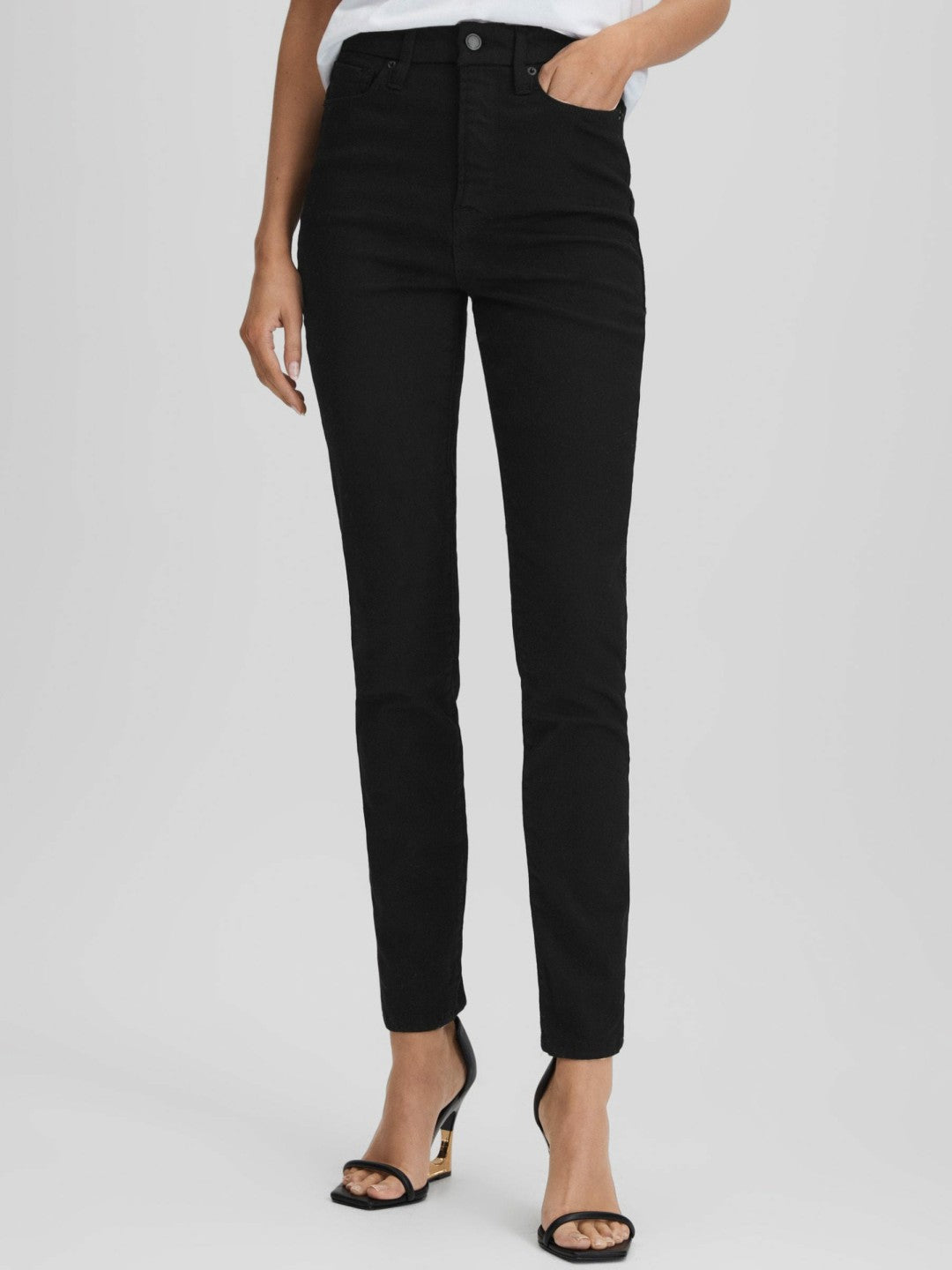 Good American Ultra High Skinny Jeans Black | Womens
