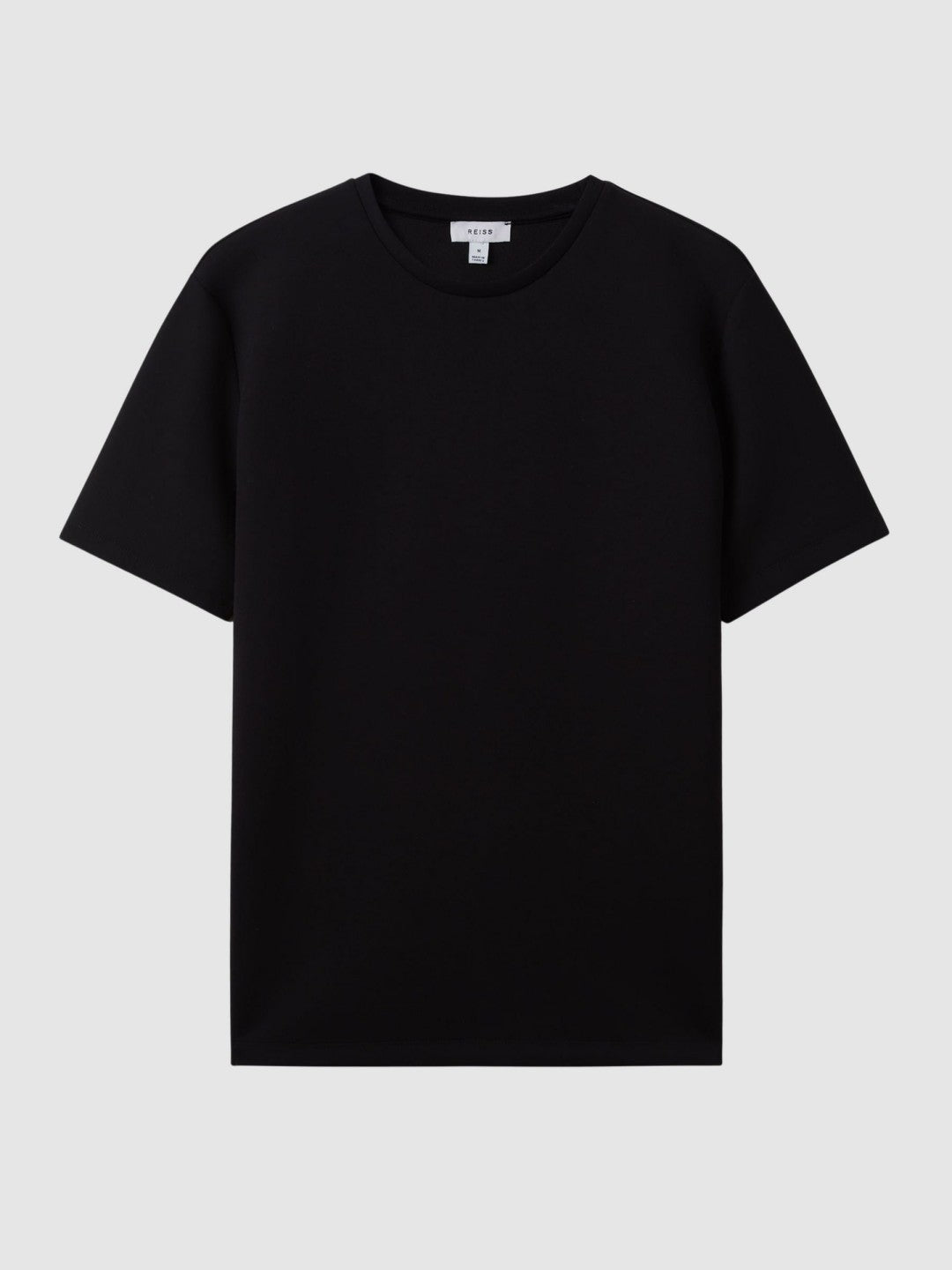 Interlock Jersey Crew Neck T-Shirt Black | Mens
