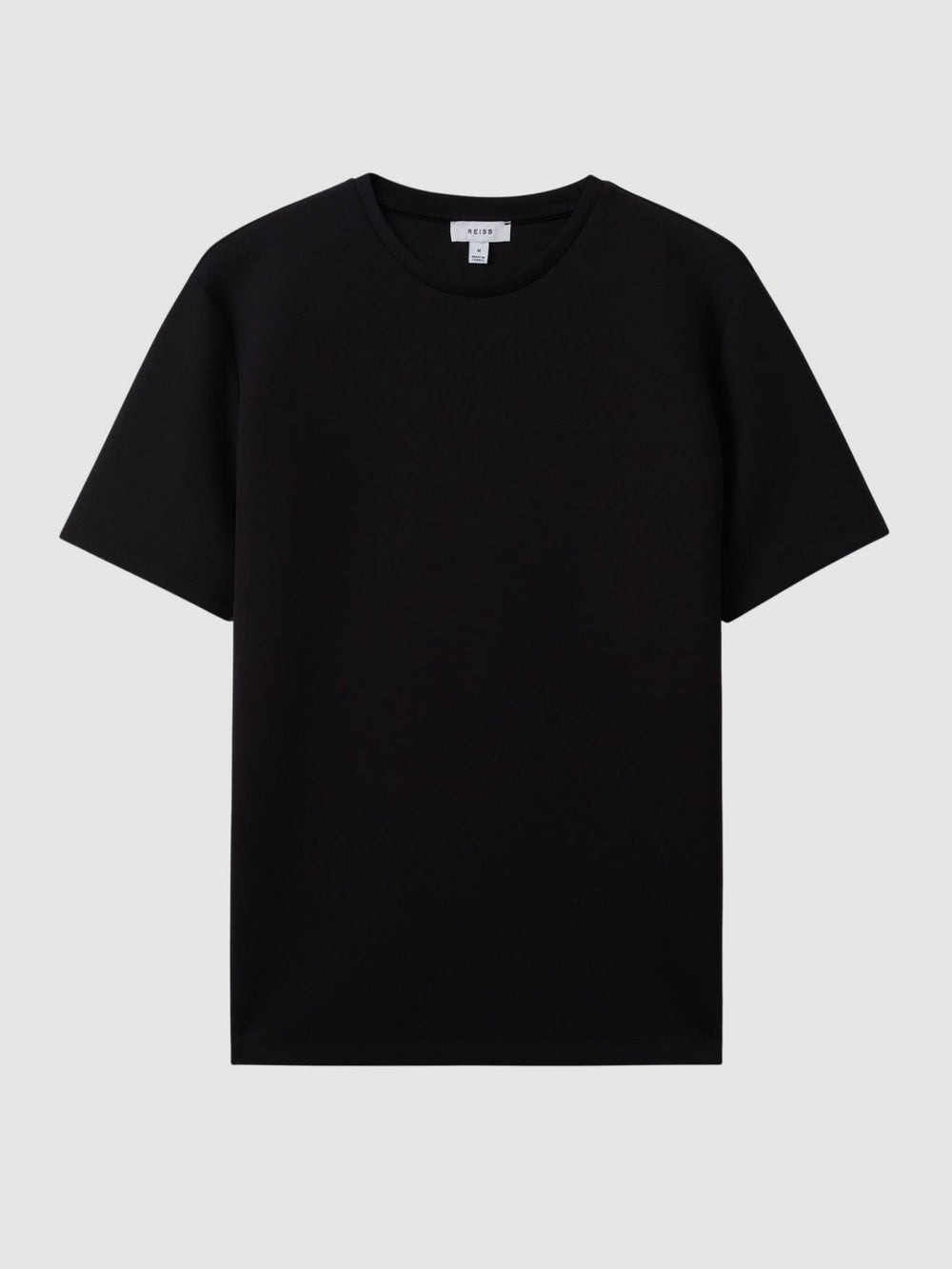 Interlock Jersey Crew Neck T-Shirt Black | Mens